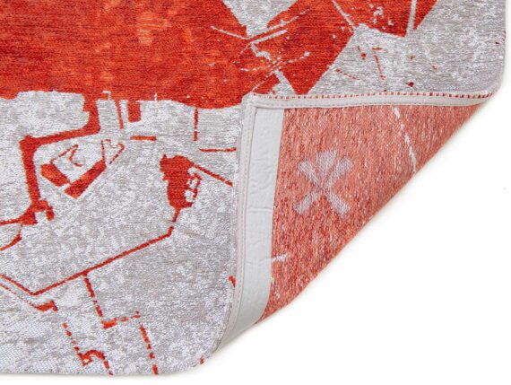 Louis De Poortere tappeto Cities Amsterdam 9323 Orange Cut back