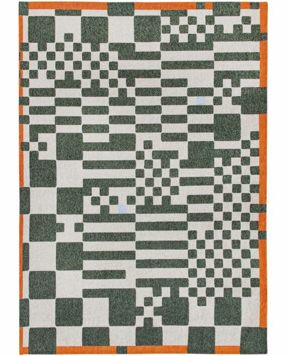 Louis De Poortere tappeto Craft Chess 9339 Deep Green