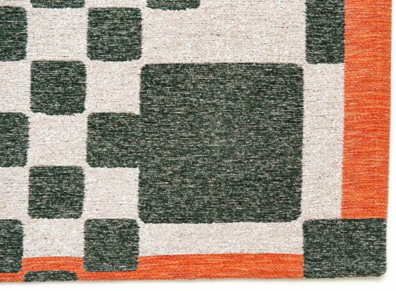 Louis De Poortere tappeto Craft Chess 9339 Deep Green corner