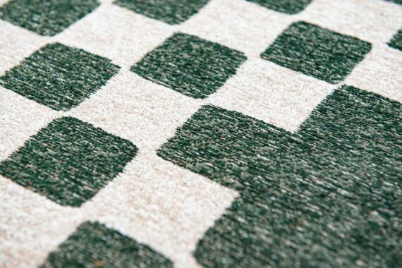 Louis De Poortere tappeto Craft Chess 9339 Deep Green zoom 1