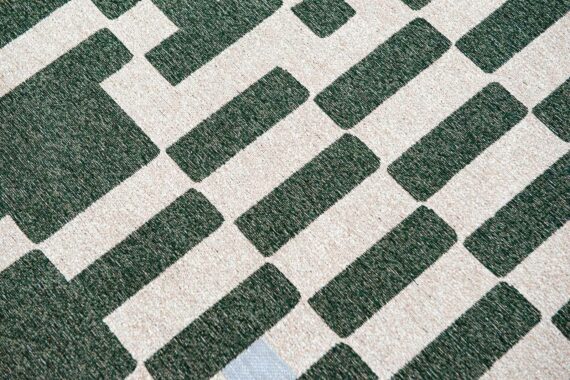 Louis De Poortere tappeto Craft Chess 9339 Deep Green zoom 2