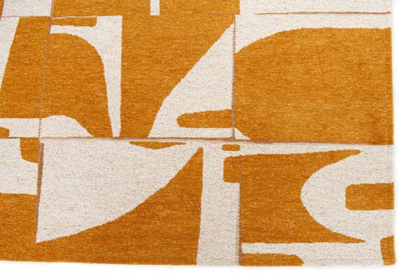 Louis De Poortere tappeto Craft Papercut 9367 Curry corner