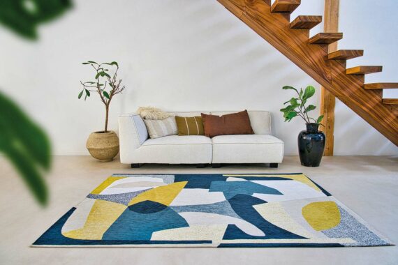Louis De Poortere tappeto Gallery Shapes 9369 Duck Song interior 1