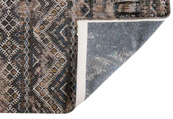 Louis De Poortere tappeto LX 9113 Antiquarian Kilim Black Rabat back