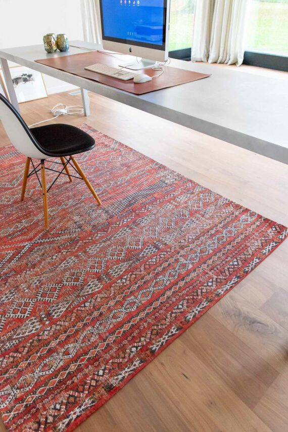 Louis De Poortere tappeto LX 9115 Antiquarian Kilim Fez Red interior 2