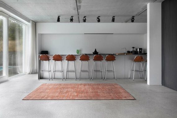 Louis De Poortere tappeto LX 9199 Structures Baobab Za Copper interior 1