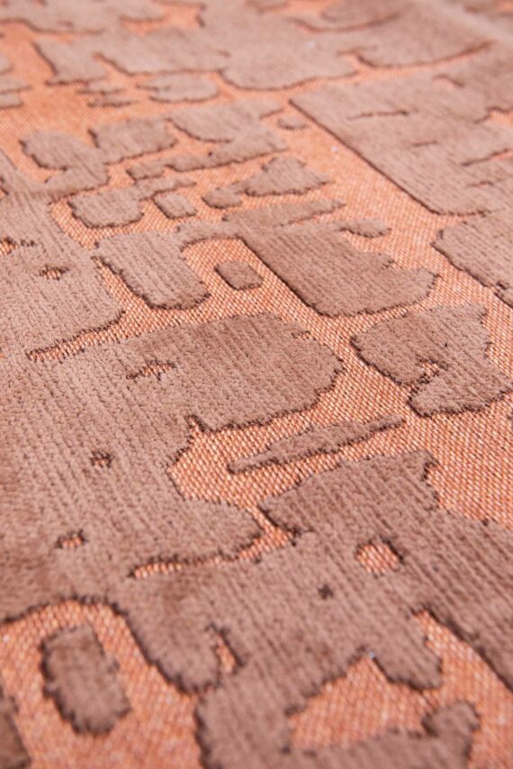 Louis De Poortere tappeto LX 9199 Structures Baobab Za Copper zoom 3