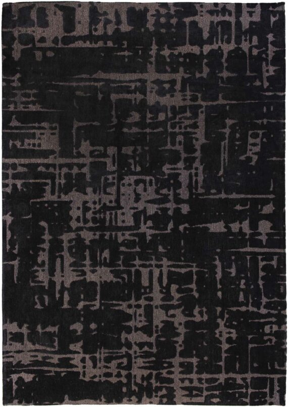 Louis De Poortere tappeto LX 9200 Structures Baobab Black Water