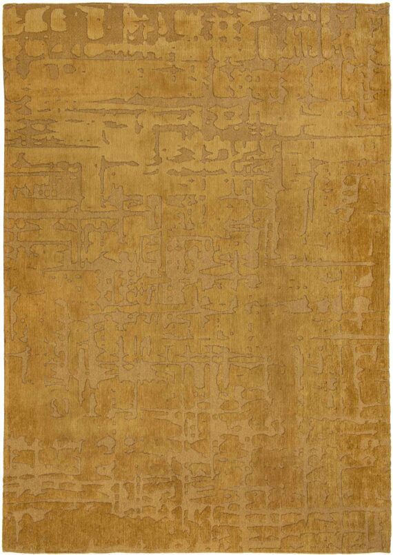 Louis De Poortere tappeto LX 9201 Structures Baobab Madagascar Gold