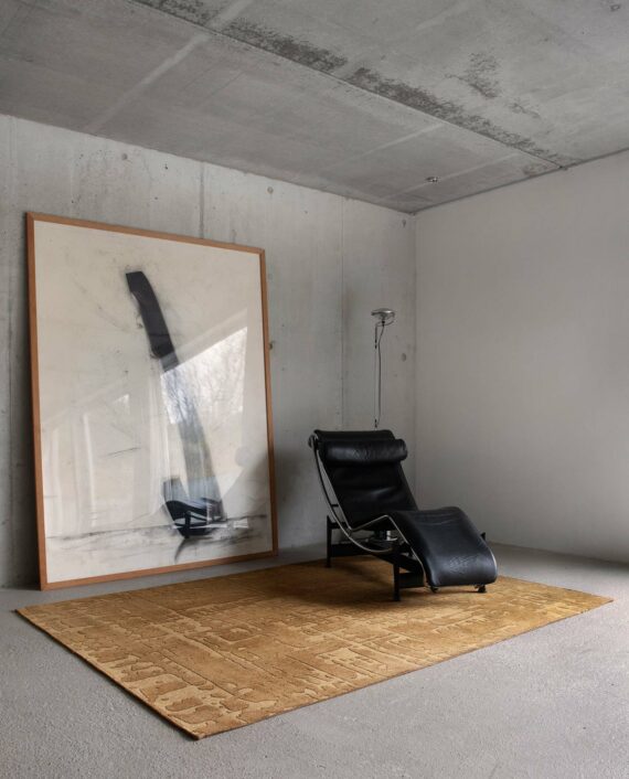 Louis De Poortere tappeto LX 9201 Structures Baobab Madagascar Gold interior 3