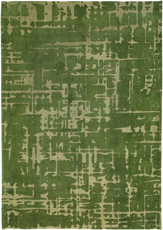 Louis De Poortere tappeto LX 9202 Structures Baobab Perrier Green