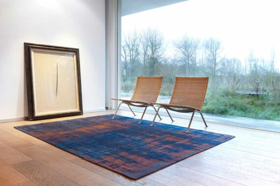 Louis De Poortere tappeto LX 9211 Atlantic Venetian Dust Sunset Blue interior