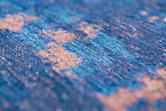 Louis De Poortere tappeto LX 9211 Atlantic Venetian Dust Sunset Blue zoom 2