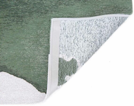 Louis De Poortere tappeto Meditation Lagoon 9331 Palm Green back