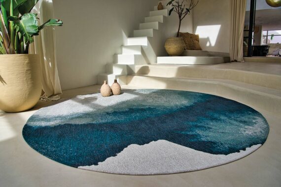 Louis De Poortere tappeto Meditation Lagoon 9332 Inkjet interior 2