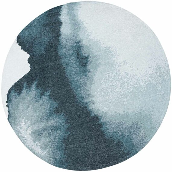 Louis De Poortere tappeto Meditation Lagoon 9332 Inkjet round