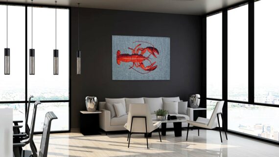 Louis De Poortere tappeto Pop 9389 Steam Red interior 1