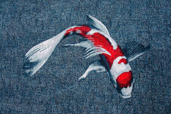 Louis De Poortere tappeto Pop 9390 Japanese Pond zoom 5