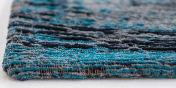 tappeti Louis De Poortere LX8255 Fading World Medaillon Grey Turquoise side