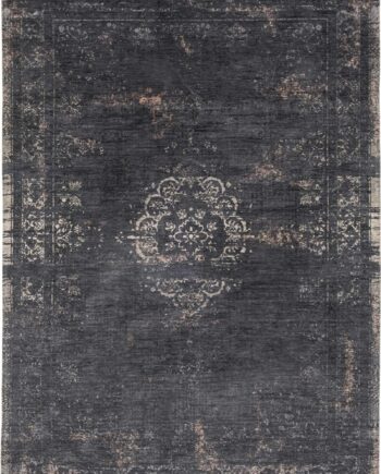 tappeti Louis De Poortere LX8263 Fading World Medaillon Mineral Black