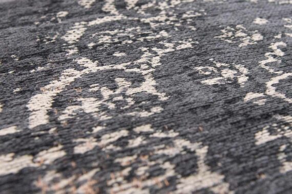 tappeti Louis De Poortere LX8263 Fading World Medaillon Mineral Black zoom