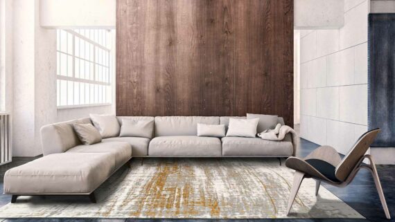 tappeti Louis De Poortere LX8419 Mad Men Griff Columbus Gold interior