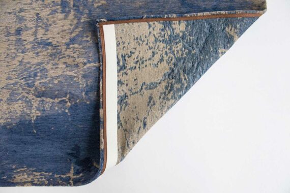 tappeti Louis De Poortere LX8629 Mad Men Cracks Abyss Blue back