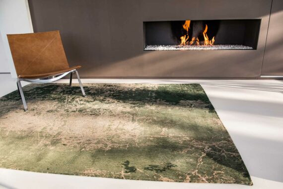 tappeti Louis De Poortere LX8723 Mad Men Cracks Dark Pine interior