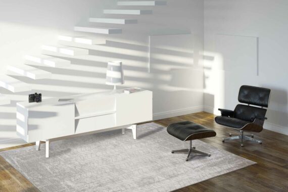 tappeti Louis De Poortere LX8929 Mad Men Jacobs Ladder White Plains interior